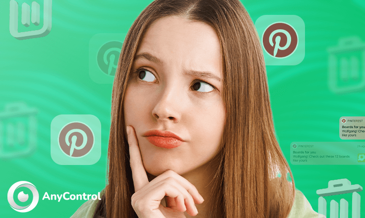 بستن اکانت پینترست